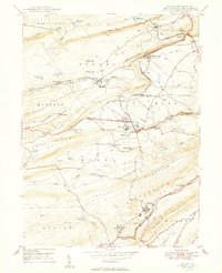 Download a high-resolution, GPS-compatible USGS topo map for Delano, PA (1949 edition)