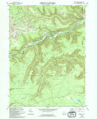 Download a high-resolution, GPS-compatible USGS topo map for Dents Run, PA (1994 edition)