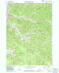 Download a high-resolution, GPS-compatible USGS topo map for Derrick City, PA (1986 edition)