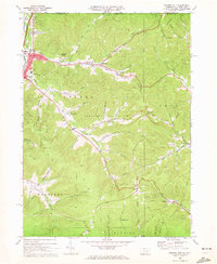Download a high-resolution, GPS-compatible USGS topo map for Derricks City, PA (1972 edition)