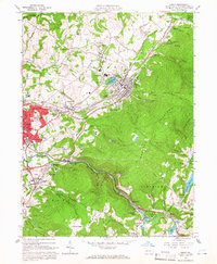 Download a high-resolution, GPS-compatible USGS topo map for Derry, PA (1966 edition)