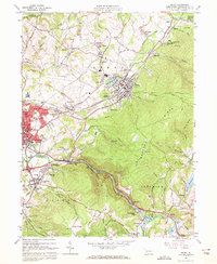 Download a high-resolution, GPS-compatible USGS topo map for Derry, PA (1972 edition)