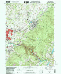 Download a high-resolution, GPS-compatible USGS topo map for Derry, PA (2000 edition)