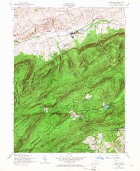 Download a high-resolution, GPS-compatible USGS topo map for Dickinson, PA (1966 edition)
