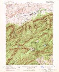 Download a high-resolution, GPS-compatible USGS topo map for Dickinson, PA (1970 edition)