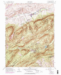 Download a high-resolution, GPS-compatible USGS topo map for Dickinson, PA (1984 edition)
