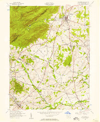 Download a high-resolution, GPS-compatible USGS topo map for Dillsburg, PA (1958 edition)