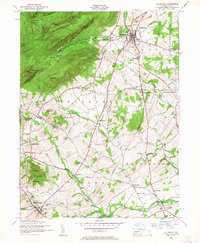 Download a high-resolution, GPS-compatible USGS topo map for Dillsburg, PA (1958 edition)