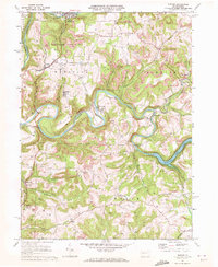 Download a high-resolution, GPS-compatible USGS topo map for Distant, PA (1972 edition)