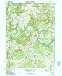 Download a high-resolution, GPS-compatible USGS topo map for Distant, PA (1993 edition)