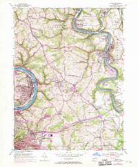 Download a high-resolution, GPS-compatible USGS topo map for Donora, PA (1970 edition)