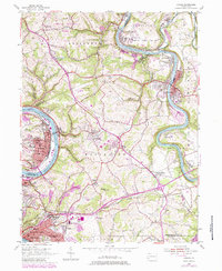 Download a high-resolution, GPS-compatible USGS topo map for Donora, PA (1984 edition)