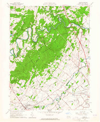 Download a high-resolution, GPS-compatible USGS topo map for Dover, PA (1965 edition)