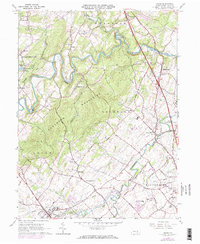 Download a high-resolution, GPS-compatible USGS topo map for Dover, PA (1973 edition)