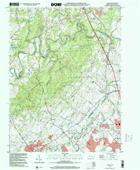 Download a high-resolution, GPS-compatible USGS topo map for Dover, PA (2001 edition)