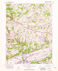 Download a high-resolution, GPS-compatible USGS topo map for Downingtown, PA (1969 edition)