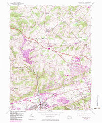 Download a high-resolution, GPS-compatible USGS topo map for Downingtown, PA (1983 edition)