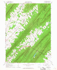 Download a high-resolution, GPS-compatible USGS topo map for Doylesburg, PA (1968 edition)
