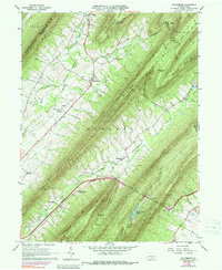 Download a high-resolution, GPS-compatible USGS topo map for Doylesburg, PA (1988 edition)