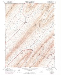 Download a high-resolution, GPS-compatible USGS topo map for Doylesburg, PA (1973 edition)