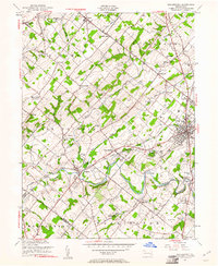 Download a high-resolution, GPS-compatible USGS topo map for Doylestown, PA (1961 edition)