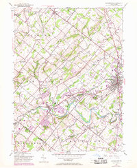 Download a high-resolution, GPS-compatible USGS topo map for Doylestown, PA (1969 edition)