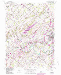 preview thumbnail of historical topo map of Bucks County, PA in 1953