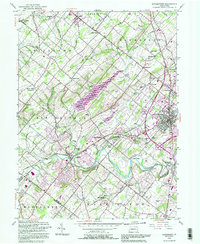 Download a high-resolution, GPS-compatible USGS topo map for Doylestown, PA (1995 edition)