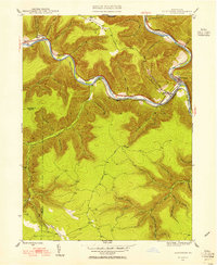 Download a high-resolution, GPS-compatible USGS topo map for Driftwood, PA (1955 edition)