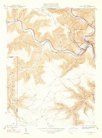 Download a high-resolution, GPS-compatible USGS topo map for Driftwood, PA (1947 edition)