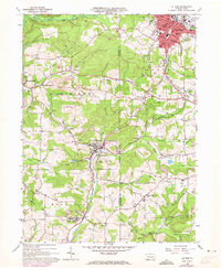 Download a high-resolution, GPS-compatible USGS topo map for Du Bois, PA (1973 edition)