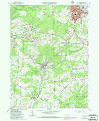 Download a high-resolution, GPS-compatible USGS topo map for Du Bois, PA (1986 edition)