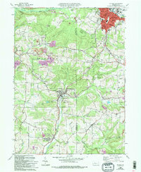 Download a high-resolution, GPS-compatible USGS topo map for Du Bois, PA (1994 edition)