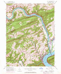 Download a high-resolution, GPS-compatible USGS topo map for Duncannon, PA (1969 edition)