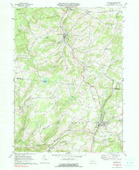 Download a high-resolution, GPS-compatible USGS topo map for Dushore, PA (1991 edition)