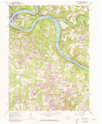 Download a high-resolution, GPS-compatible USGS topo map for East Brady, PA (1973 edition)