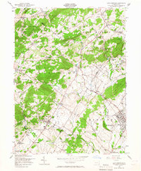 Download a high-resolution, GPS-compatible USGS topo map for East Greenville, PA (1966 edition)