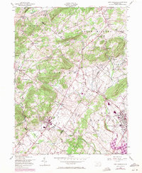 Download a high-resolution, GPS-compatible USGS topo map for East Greenville, PA (1971 edition)