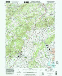 Download a high-resolution, GPS-compatible USGS topo map for East Greenville, PA (2002 edition)