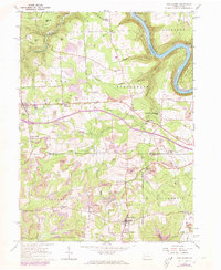 Download a high-resolution, GPS-compatible USGS topo map for Eau Claire, PA (1973 edition)