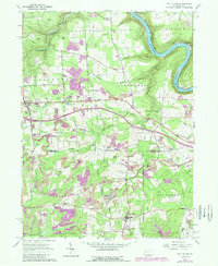 Download a high-resolution, GPS-compatible USGS topo map for Eau Claire, PA (1989 edition)