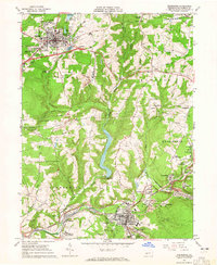 Download a high-resolution, GPS-compatible USGS topo map for Ebensburg, PA (1965 edition)
