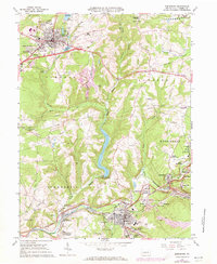 Download a high-resolution, GPS-compatible USGS topo map for Ebensburg, PA (1973 edition)