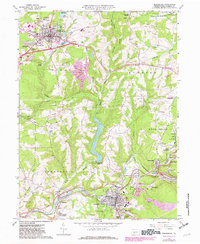 Download a high-resolution, GPS-compatible USGS topo map for Ebensburg, PA (1982 edition)