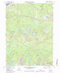 preview thumbnail of historical topo map of Pike County, PA in 1965