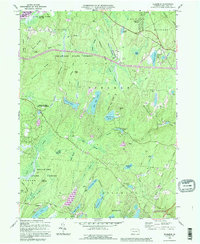 preview thumbnail of historical topo map of Pike County, PA in 1992