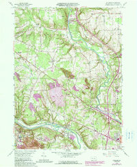Download a high-resolution, GPS-compatible USGS topo map for Edinburg, PA (1990 edition)