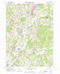 Download a high-resolution, GPS-compatible USGS topo map for Elderton, PA (1974 edition)