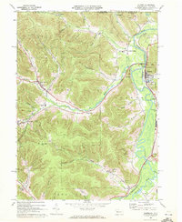 Download a high-resolution, GPS-compatible USGS topo map for Eldred, PA (1972 edition)