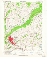 Download a high-resolution, GPS-compatible USGS topo map for Elizabethtown, PA (1965 edition)
